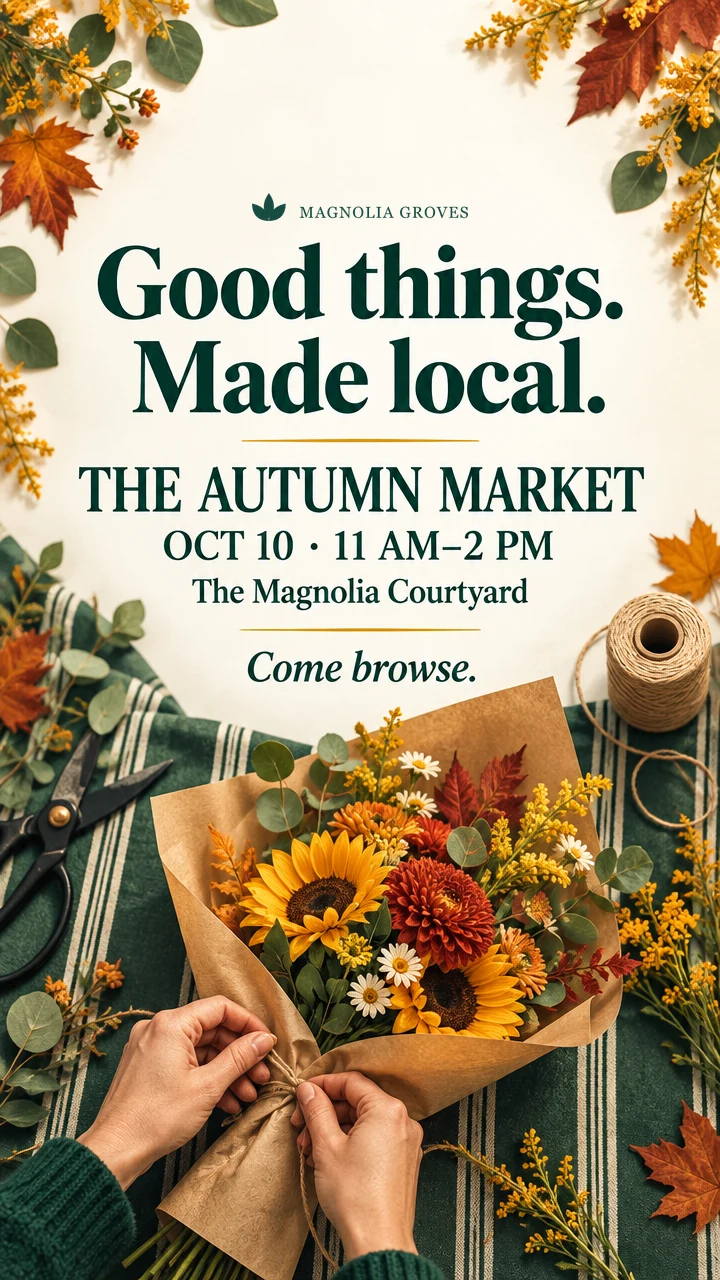 Autumn Market · Story — Magnolia Groves